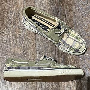 Sperry Plaid Boat Shoes